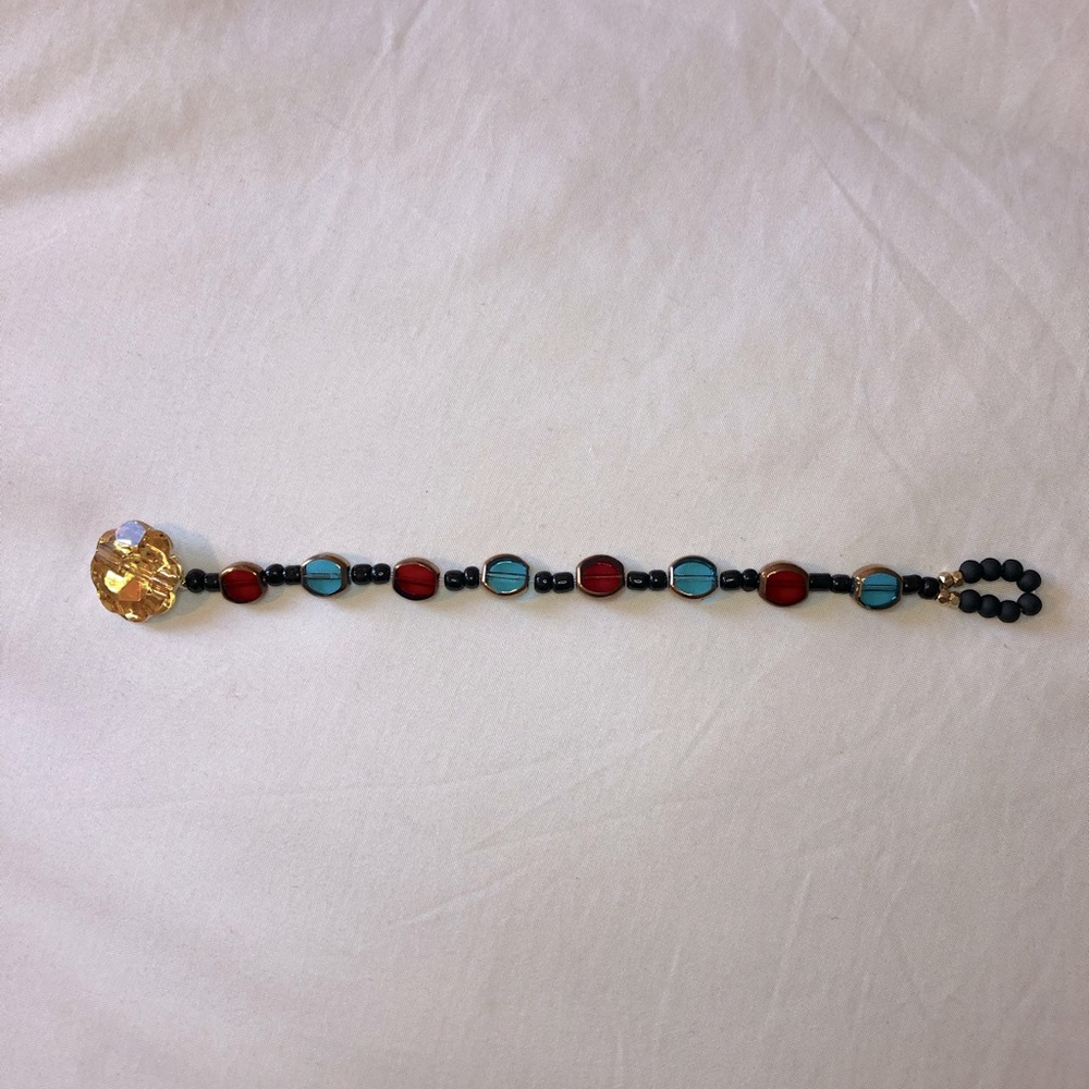 Handmade Glass Bead Bracelet